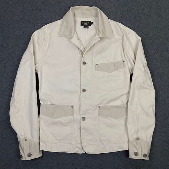 RRL Other - RRL Ralph Lauren Chore Jacket FITS Mens SMALL Canvas Corduroy Collar Barn Coat
